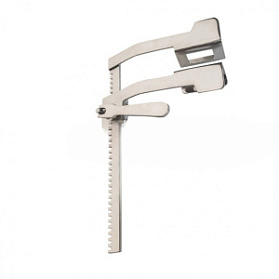 Ранорасширитель реечный для грудной полости, 300 мм с расходом зеркал от 0 до 195 мм, Surgiwell