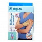 Бандаж фиксирующий на запястье модель 1212 (бежевый)