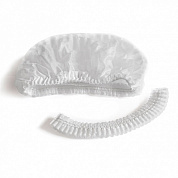 Шапочка-берет медицинская одноразовая, размер универсальный (12г/кв.м, Белая) Шапочка-берет медицинская одноразовая, размер универсальный (12г/кв.м, Белая)