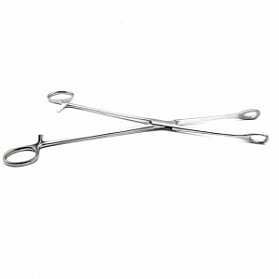 Щипцы для удаления плодного яйца с кремальерой, прямые, с шириной губок 12 мм, 260 мм. Surgiwell