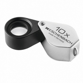 Лупа техническая ахроматическая складная в металлическом корпусе Eschenbach, диаметр 15 мм, 10.0х