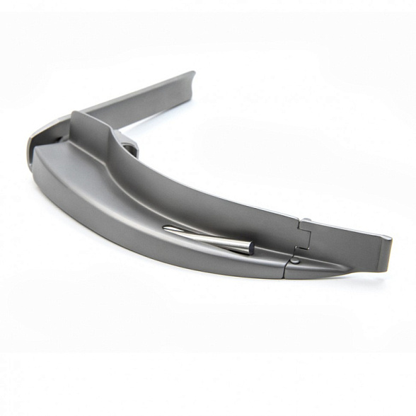 Клинок ларингоскопа FLAPLIGHT №4 F. O. с подвижным наконечником, со сменным световодом KaWe