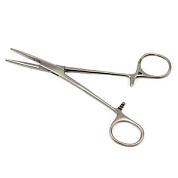 Зажим к/о с атравматической насечкой прямой, 160 мм