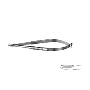 Иглодержатель по Барракеру, изогнутый 100 мм H-1108 ПТО Медтехника