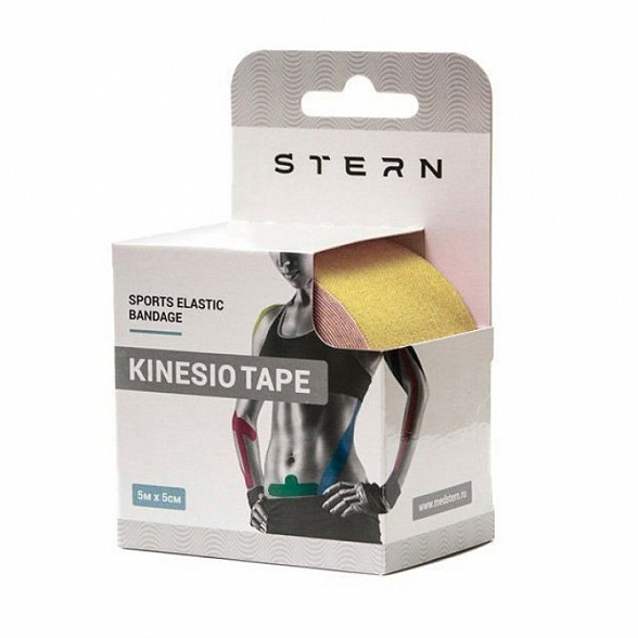 Лента эластичная Кинезио тейп (Kinesio Tape) 5 см Х 5 м (Розовый)