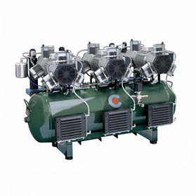 Cattani 300-1428 - безмасляный стоматологический компрессор для 24-х стоматологических установок