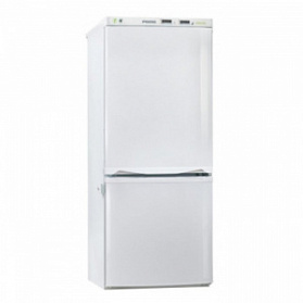 Холодильник комбинированный лабораторный ХЛ-250-1 ПОЗиС (170/80 л) с дверями из металлопласта и блоком управления БУ-М01, серебро