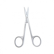 Ножницы глазные тупоконечные прямые, 113 мм
