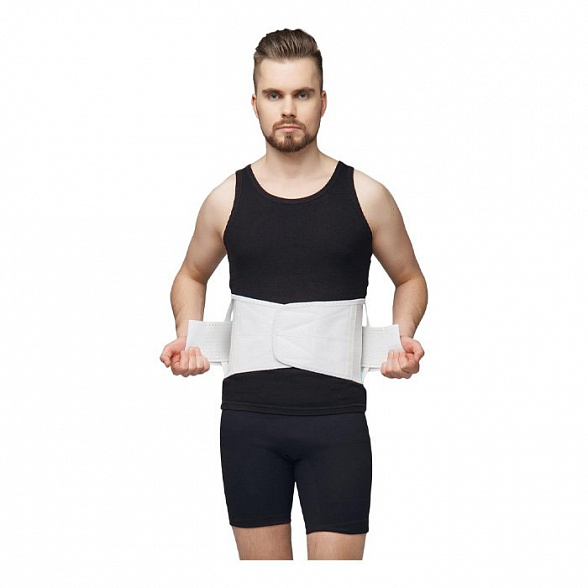 Бандаж фиксирующий компрессионный модель 1105 размер 4 (белый)