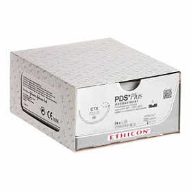 Шовный материал ПДС ПЛЮС 3/0. 70 см. фиолетовый Кол. 22 мм х 2. 1/2 Ethicon