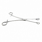 Щипцы кишечные окончатые для взрослых, прямые, 240 мм. Surgiwel