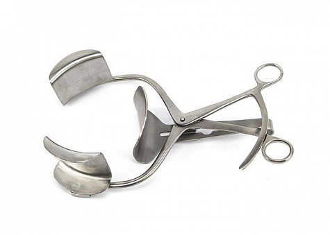 Ранорасширитель с кремальерой трехстворчатый ПТО Медтехника, Россия