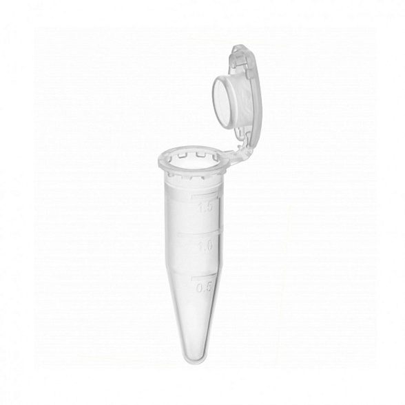 Микропробирка типа Эппендорф 1,5 мл, ПП, градуированная (500 шт/уп) для микроцентрифугирования