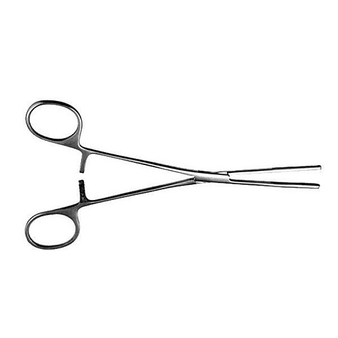 Зажим д/клиновидной резекции легкого, прямой, детский