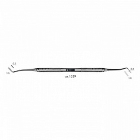 1329 Малая двухсторонняя, гладилка FABRI