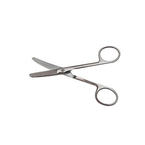 Ножницы мед.твердоспл.вертик.изогнутые тупоконечные 140 мм Sammar