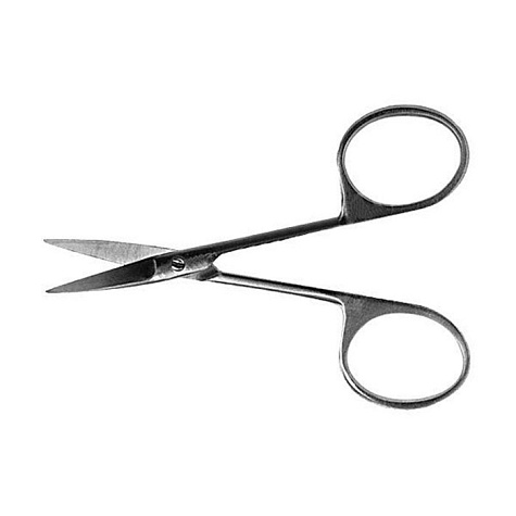 Ножницы вертикально изогнутые остроконечные 100 мм Тумботино