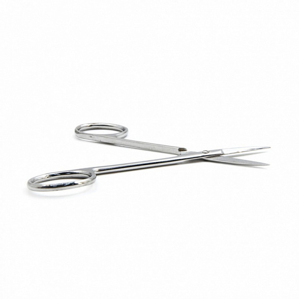 Ножницы глазные тупоконечные, прямые, 113 мм. Surgiwell