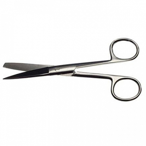 Ножницы с одним острым концом прямые 140 мм