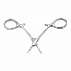 Зажим кровоостанавливающий зубчатый изогнутый 10 см Mikro-Mosquito Surgicon