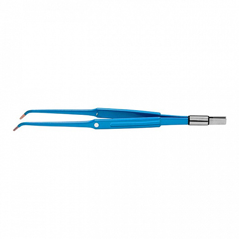 Пинцет биполярный загнутый длина 190 мм