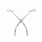 Зажим жесткий для влагалищных операций, №2, изогнутый, 233 мм. Surgiwell