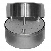 Лоток стоматологический с крышкой ЛСК - "МЕДИКОН", 76х55 с укладкой для фрез