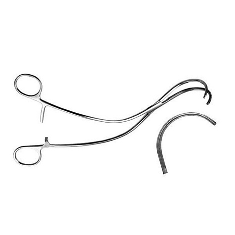 Зажим д/пережатия и сближения концов аорты, правый, детский