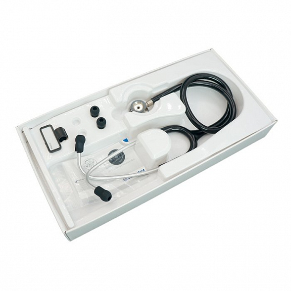 Duplex 2.0 Neonatal стетоскоп для новорожденных, нержавеющая сталь черный, Riester