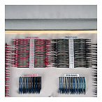 Набор пробных очковых линз с оправой на 232 линзы (металл)