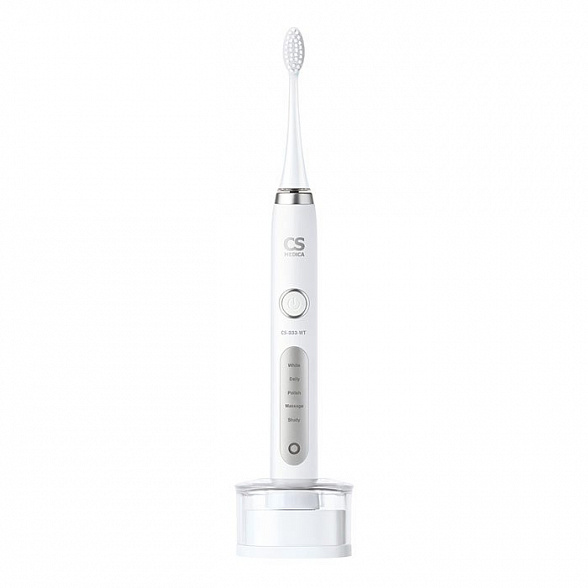 Электрическая звуковая зубная щетка CS-333  CS Medica (белая)