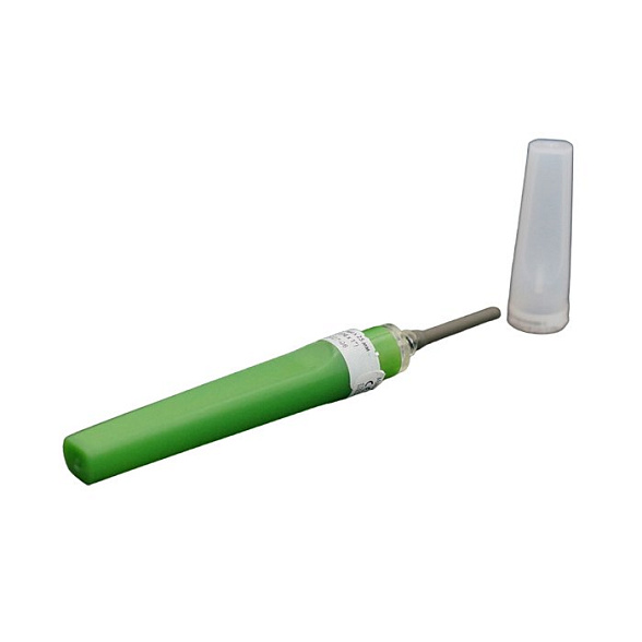 Игла для взятия крови двусторонняя с визуальной камерой Lind-Vac 0,8 мм х 25 мм (21G х1''), 50 шт/уп