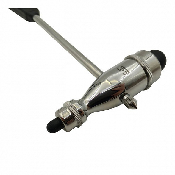 Неврологический молоточек ТРОМНЕР тяжелый 200г, с иглой и кисточкой, KaWe