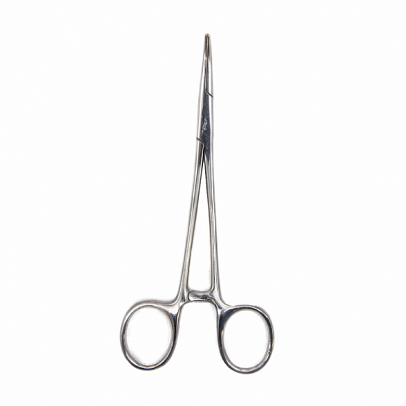 Зажим кровоостанавливающий "Москито", изогнутый, 153 мм. Surgiwell