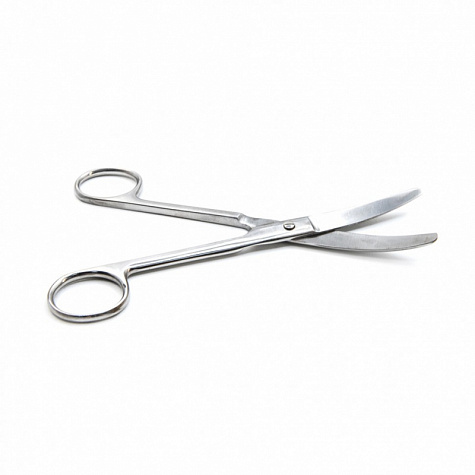Ножницы тупоконечные, вертикально-изогнутые, 170 мм, Surgiwell
