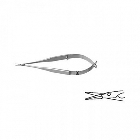 Ножницы с «лебединой шеей» по Клейману - Ваннасу S-5501