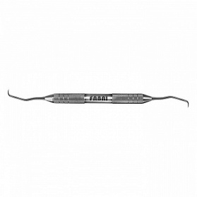 Кюретка средняя для малых коренных и коренных зубов CLASSIC F (арт 1705F) FABRI