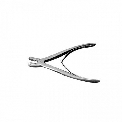Щипцы-кусачки костные изогнутые