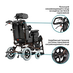 Кресло-коляска инвалидная механическая Ortonica Luxe 200
