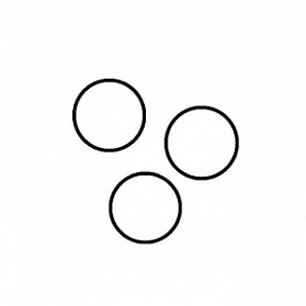 Bien-Air 1300967-003 - комплект уплотнительных колец для микромотора Bien-Air MC2/MC3/MCX/MX2, 3 шт