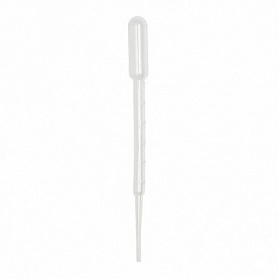 Пипетки Пастера ПЭ, 3 мл, с градуировкой, стерильные, 10 шт/уп