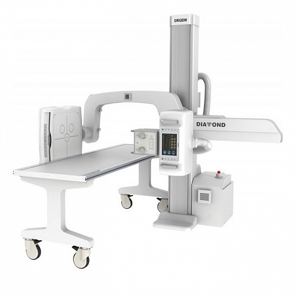 DRGEM DIAMOND-5A (полностью цифровой) с поворотным штативом трубки (полностью автоматизированный) (68 кВт)