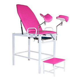 Кресло гинекологическое «Клер КГФВ 01п» с фиксированной высотой, с передвижной ступенькой