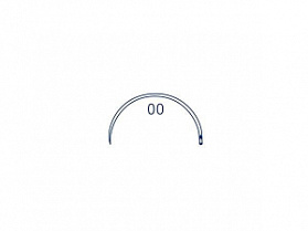 Игла хирургическая 00, серии PAG-655 полукруглая 1/2 окружности Medicor