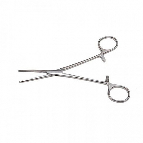 Зажим к/о с атравматической насечкой прямой 160 мм Surgiwell