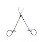 Зажим кровоостанавливающий "Москито", изогнутый по ребру, 160 мм. Surgiwell