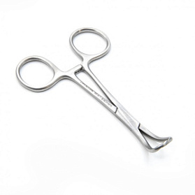 Зажим для операционного белья (цапка) по Бекгаузу, 11 см / 4