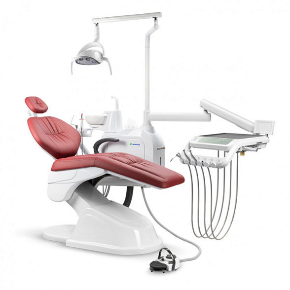 GreenMED S200 – Стоматологическая установка с мягкой обивкой и с нижней подачей
