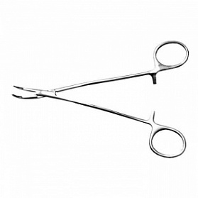 Диссектор сосудистый с кремальерой с изогнутыми ручками детский 170 мм ПТО Медтехника