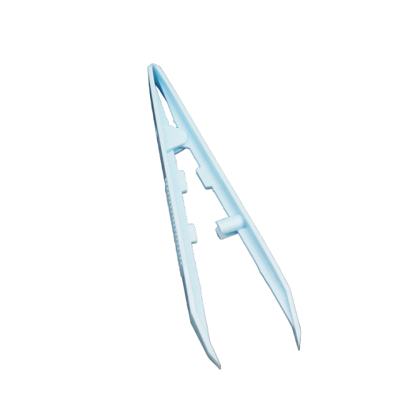 Пинцет одноразовый стерильный остроконечный, 125 мм